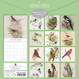 Calendars, Organisers & Planners: Garden Birds - 2025 Square Wall Calendar Pets Animals 16 Months Premium Planner