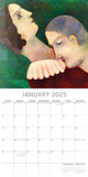Calendars, Organisers & Planners: Chagall - 2025 Square Wall Calendar Arts 16 Months Premium Planner Gift