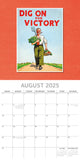 Calendars, Organisers & Planners: World War Posters - 2025 Square Wall Calendar Arts 16 Months Premium Planner