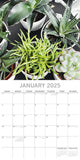Calendars, Organisers & Planners: House Plants - 2025 Square Wall Calendar Floral 16 Months Premium Planner Gift