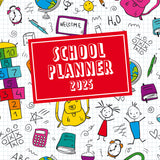 Calendars, Organisers & Planners: School Planner 2025 Square Wall Calendar 16Month Premium New Year Organiser Gift