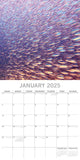 Calendars, Organisers & Planners: Under the Sea 2025 Square Wall Calendar 16 Months New Year Premium Planner Gift