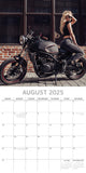 Calendars, Organisers & Planners: Biker Babes 2025 Square Wall Calendar 16 Months Christmas New Year Planner Gift