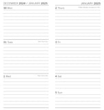 Calendars, Organisers & Planners: Hokusai - 2025 Flexi Pocket Diary Premium Planner Christmas Xmas New Year Gift