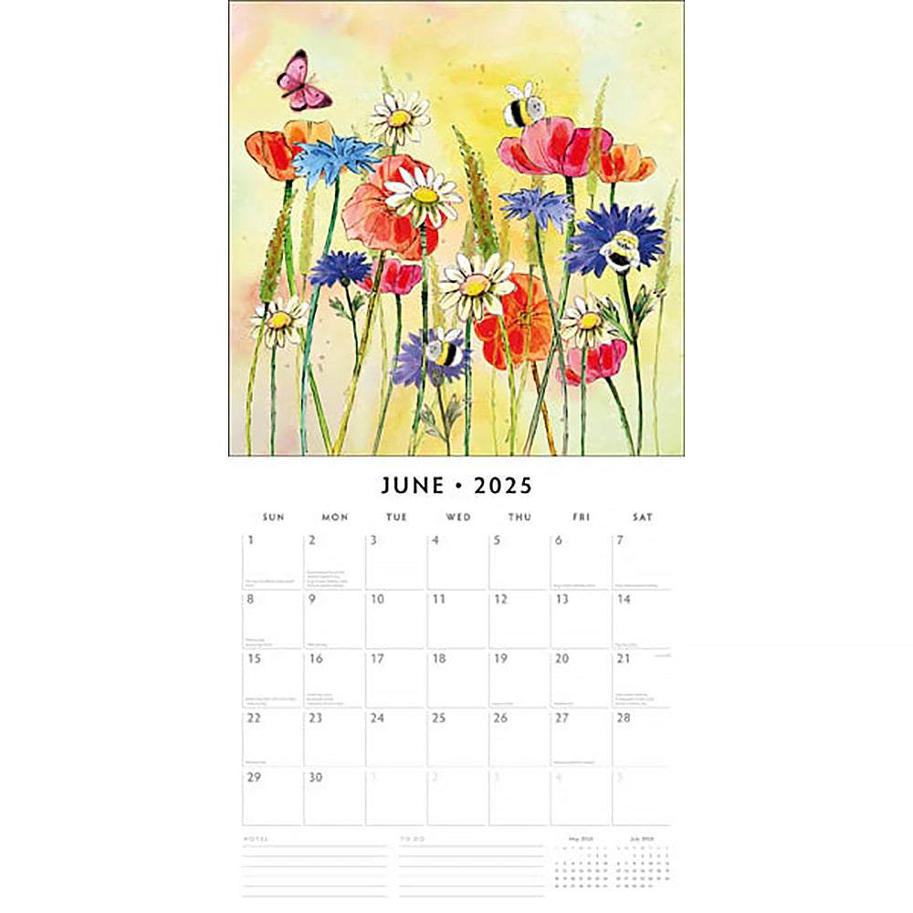 Calendars, Organisers & Planners: Animal Friends 2025 Square Wall Calendar Animals 16 Months Premium Planner Gift
