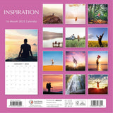 Calendars, Organisers & Planners: Inspiration 2025 Square Wall Calendar Mindfulness 16 Months Premium Planner Gift