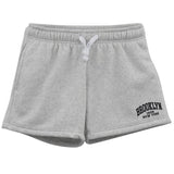 Women's Bottoms: Women's Casual Fleece Shorts Sweat Athletic Track Pants w Elastic Wasit Pockets, Light Grey, XS
