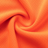 Men's Shirts: HI VIS Long Sleeve Polo Shirt Reflective Tape Safety Tradie Work Wear Tops Tee, Fluro Orange / Navy, L