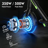 Electric Scooters: BUNA Classic Electric   Scooter   for   Adults, 350W Motor, 25KM/H, 25 KM Range, 8.5"   Pneumatic   Tires