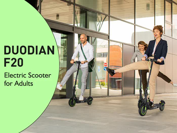 Electric Scooters: BUNA Classic Electric   Scooter   for   Adults, 350W Motor, 25KM/H, 25 KM Range, 8.5"   Pneumatic   Tires