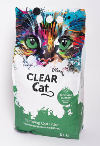 Cat Litter: ClearCat Blanco Cat Litter - Aloevera 5L
