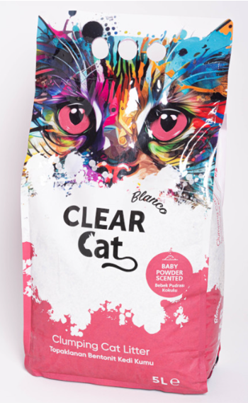 Cat Litter: ClearCat Blanco Cat Litter  Baby Powder 5L