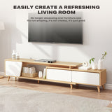 Adjustable TV Stand Entertainment Unit 120-190cm with Storage Drawer Cabinet