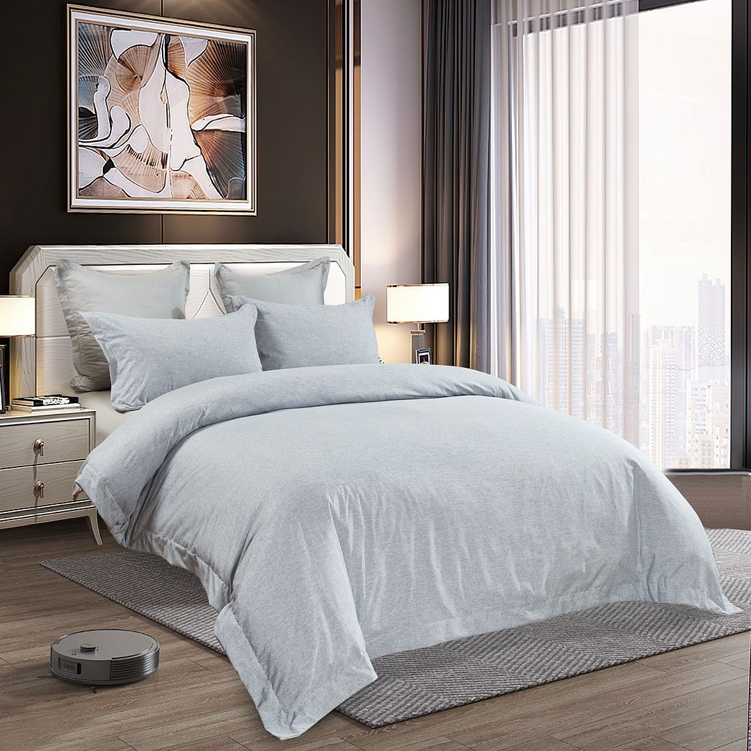 Duvet Covers: Tailored Super Soft Quilt Cover Set - King Size
