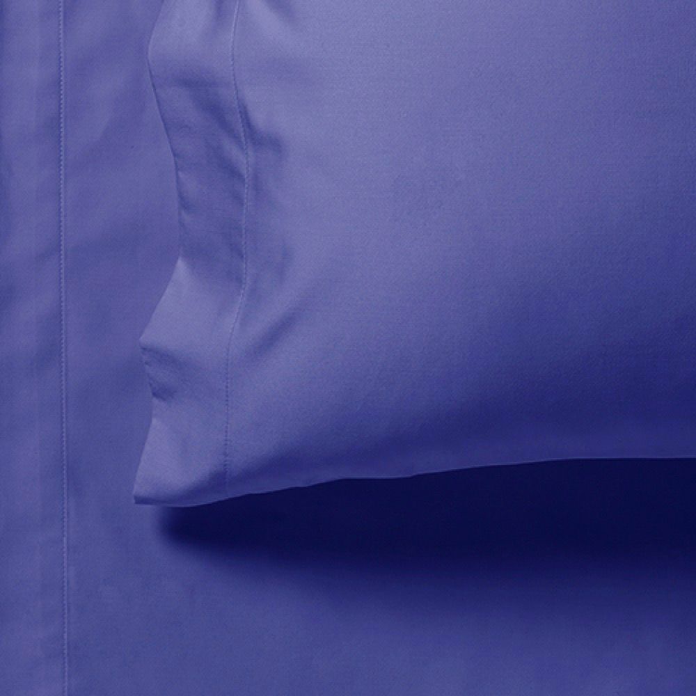 Bed Sheets: 1000TC Ultra Soft Fitted Sheet & 2 Pillowcases Set - King Size Bed - Royal Blue