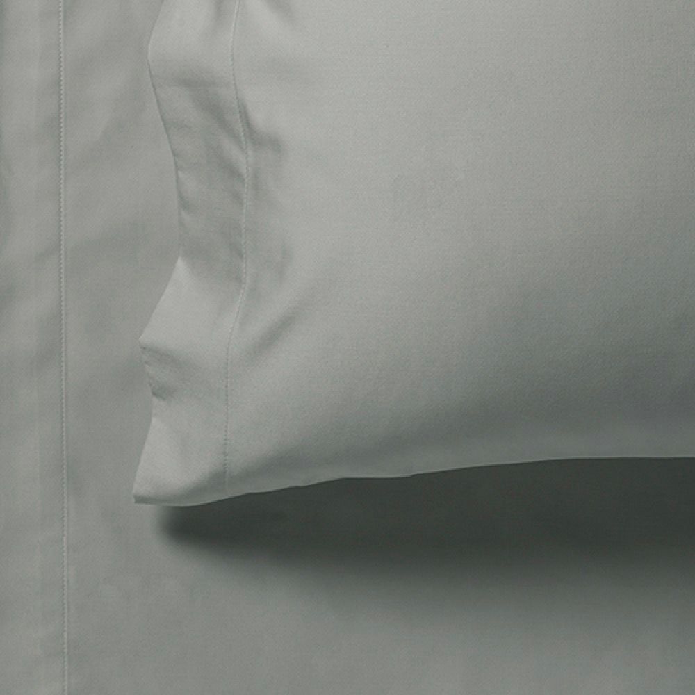 Bed Sheets: 1000TC Ultra Soft Fitted Sheet & 2 Pillowcases Set - King Size Bed - Grey