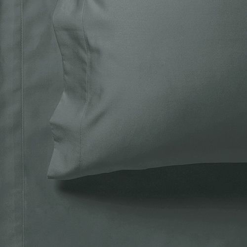 Bed Sheets: 1000TC Ultra Soft King Size Bed Charcoal Flat & Fitted Sheet Set