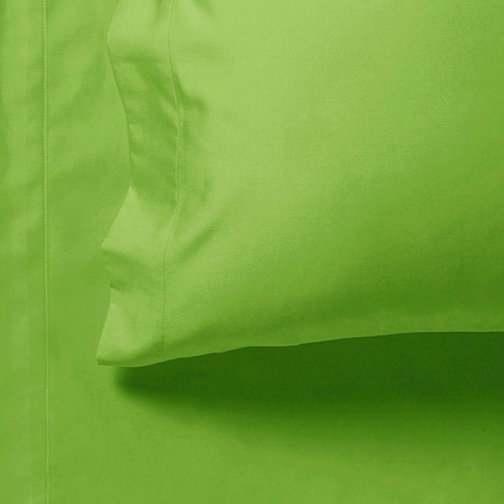 Bed Sheets: 1000TC Ultra Soft Fitted Sheet & 2 Pillowcases Set - Queen Size Bed - Green