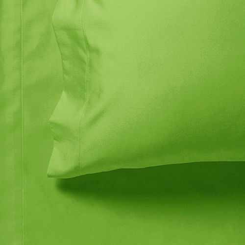 Bed Sheets: 1000TC Ultra Soft Queen Size Bed Green Flat & Fitted Sheet Set