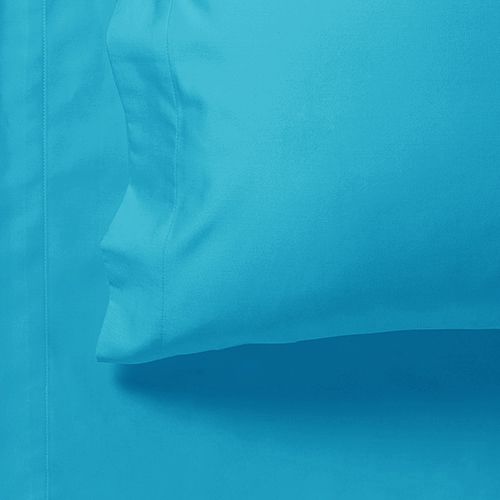 Bed Sheets: 1000TC Ultra Soft Queen Size Bed Light Blue Flat & Fitted Sheet Set
