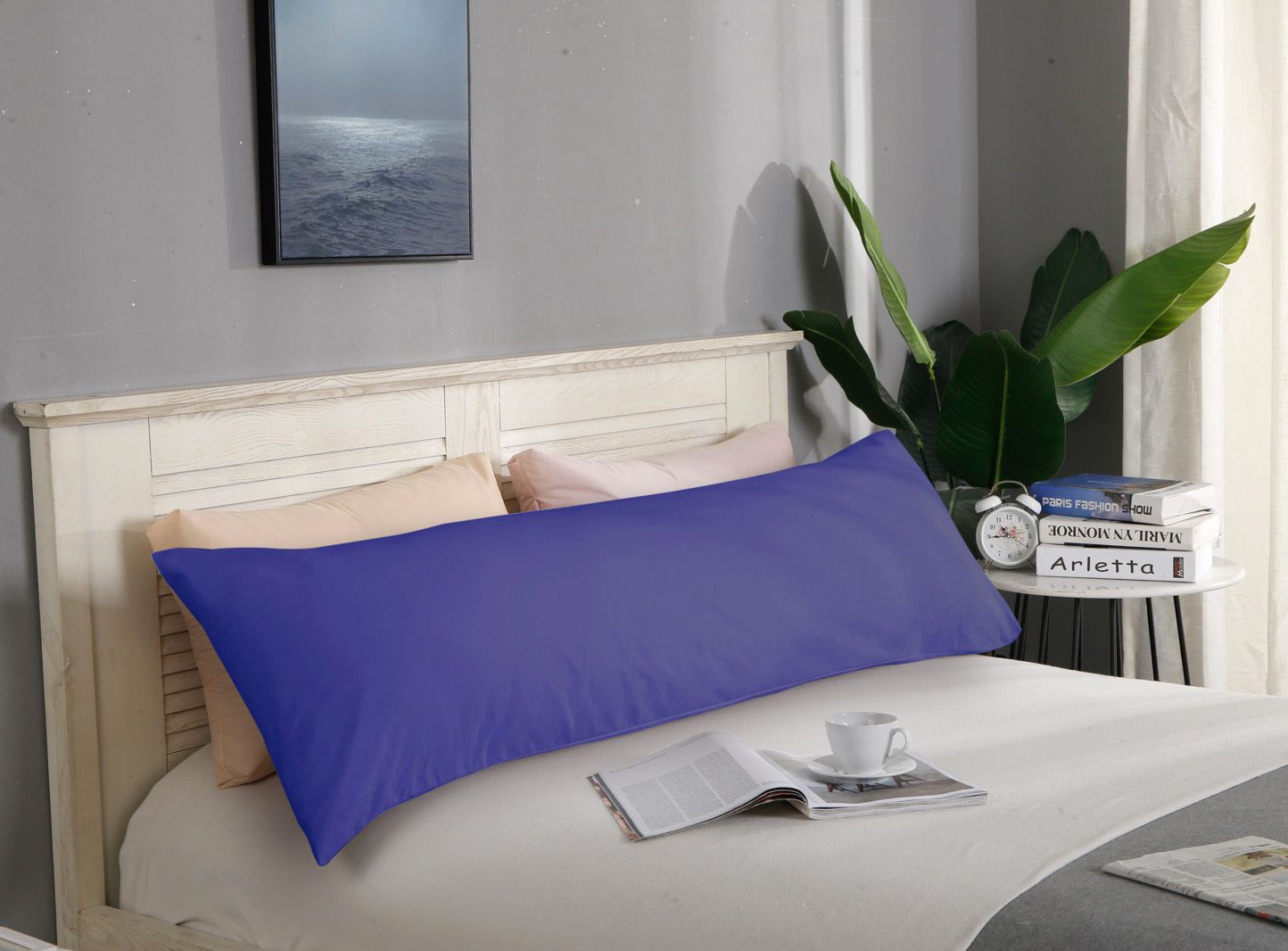 Women's Uggs & Slippers: 1000TC Premium Ultra Soft Body Pillowcase - Royal Blue