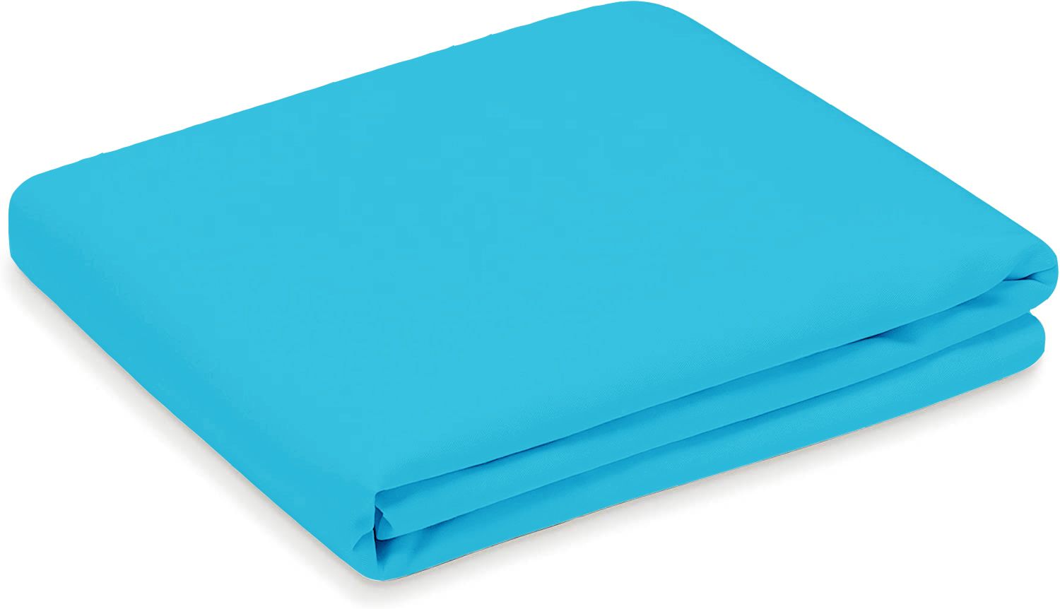 Cosmetic & Toiletry Bags: 1000TC Premium Ultra Soft Body Pillowcase - Light Blue