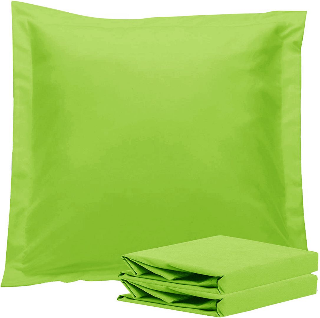 Pillows: 1000TC Premium Ultra Soft European Pillowcases 2-Pack Green