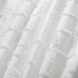 Duvet Covers: Tufted Boho Embroidery Quilt/Doona/Duvet Cover Set - White - Queen Size