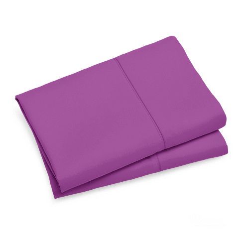 Bed Sheets: 1000TC Premium Ultra Soft King size Pillowcases 2-Pack - Purple