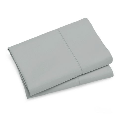 Pillows: 1000TC Premium Ultra Soft King size Pillowcases 2-Pack - Grey