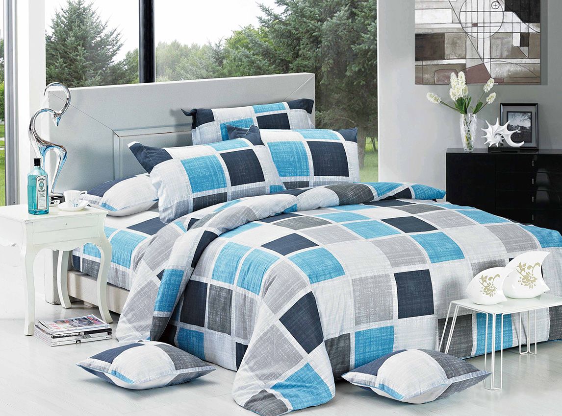 Duvet Covers: Brinty King Size Duvet Quilt Cover Set