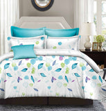 Duvet Covers: Leaves King Size Duvet Quilt Cover Set