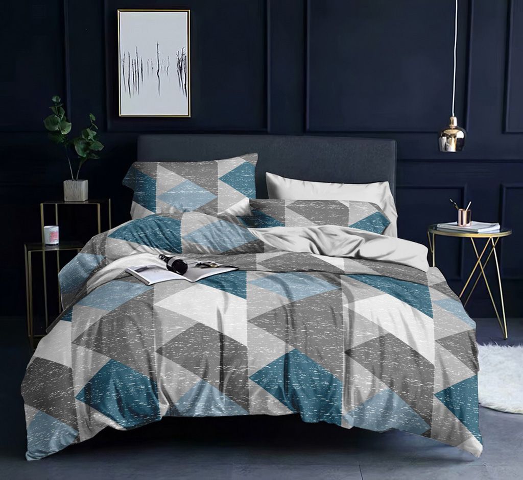 Duvet Covers: Elliot King Size Duvet Quilt Cover Set