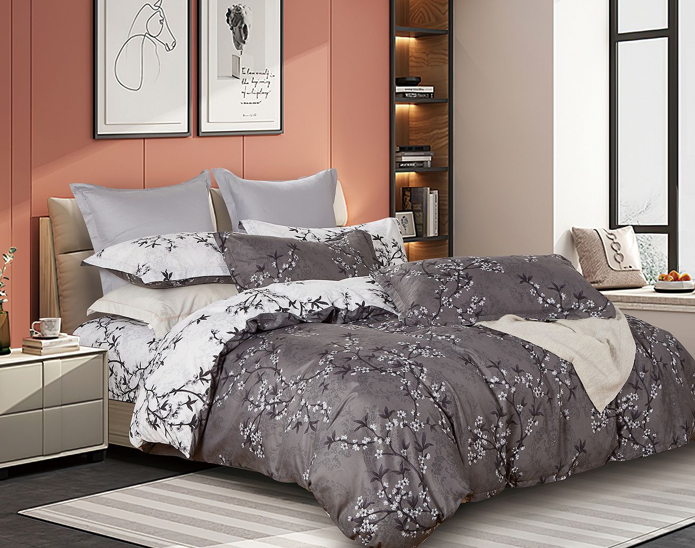 Duvet Covers: Iyanu King Size Quilt/Duvet Cover Set