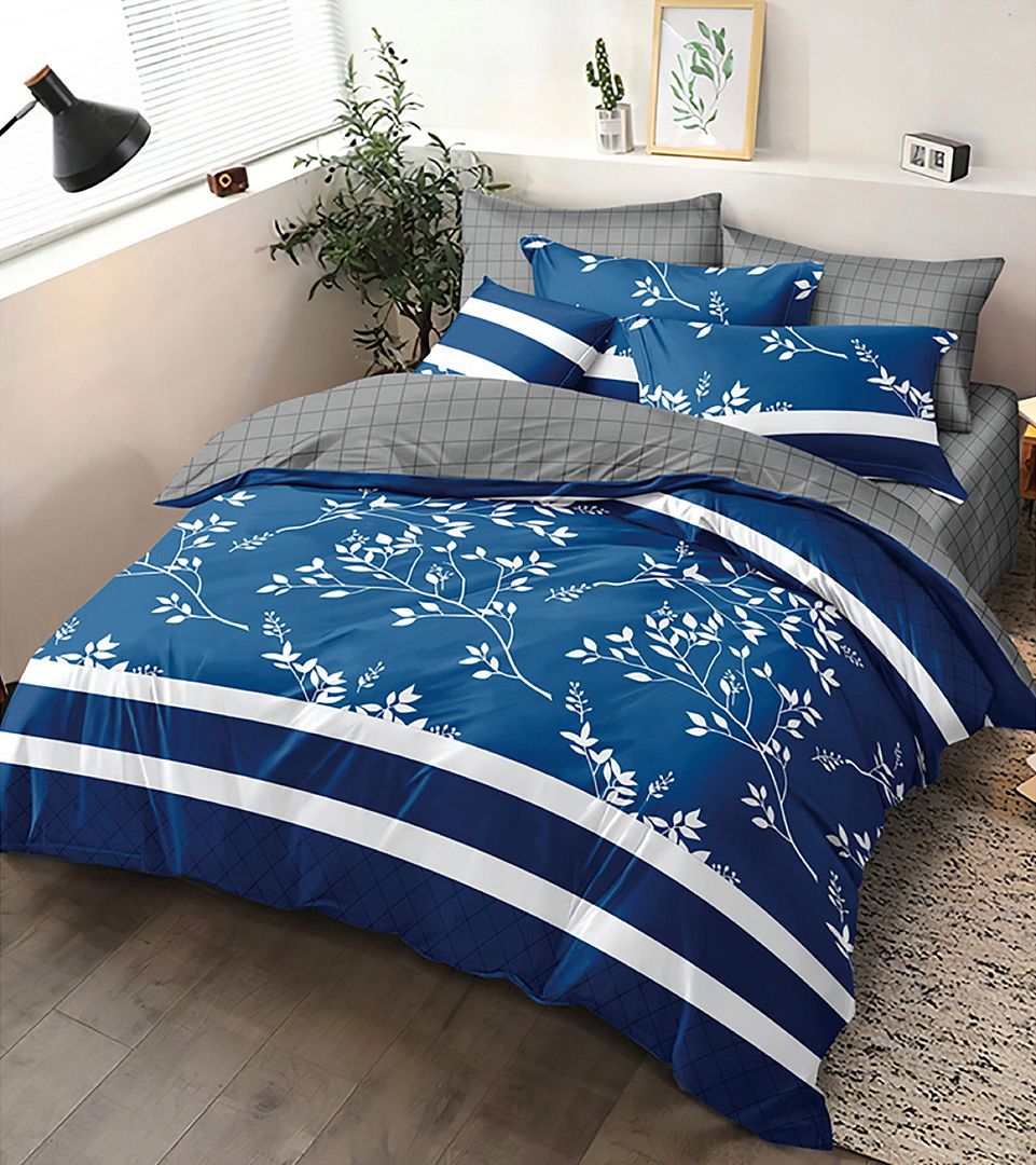 Duvet Covers: Ishani King Size Quilt/Duvet Cover Set
