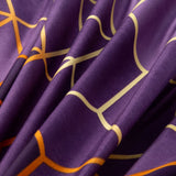 Duvet Covers: Erena Purple Quilt/Doona/Duvet Cover Set - King Size