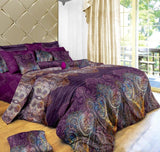 Duvet Covers: Aster Queen Size Duvet Quilt Cover Set