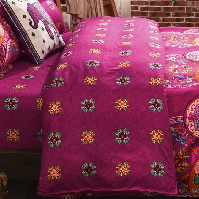 Duvet Covers: Mandala Queen Size Duvet Quilt Cover Set