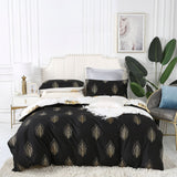 Duvet Covers: Reversible Design Leaves Queen Size Bed Quilt/Duvet Cover Set