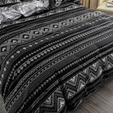 Bed Sheets: Hugo Reversible Queen Size Duvet Quilt Cover Set