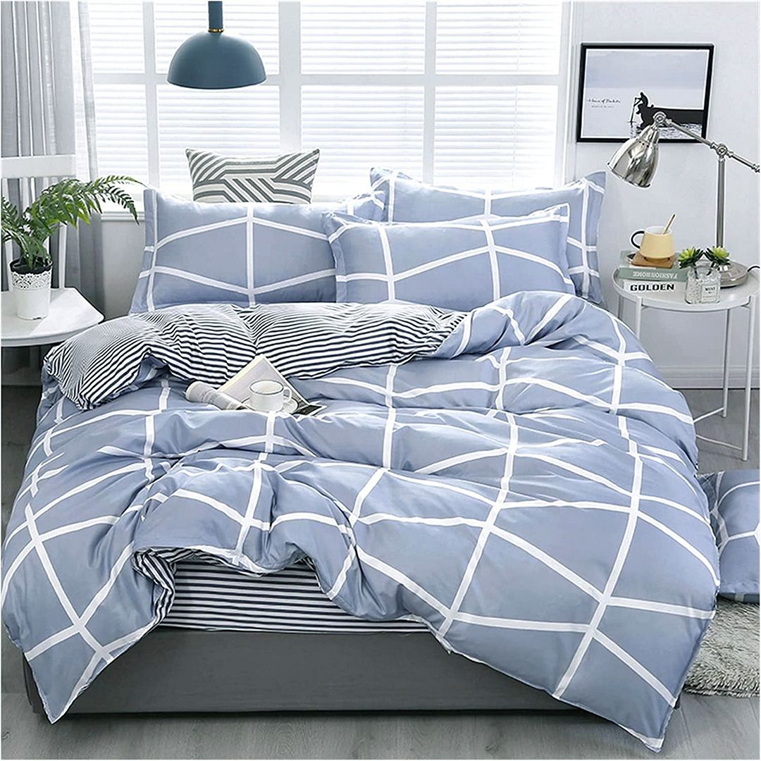 Duvet Covers: Moreton Super King Size Duvet Quilt Cover Set