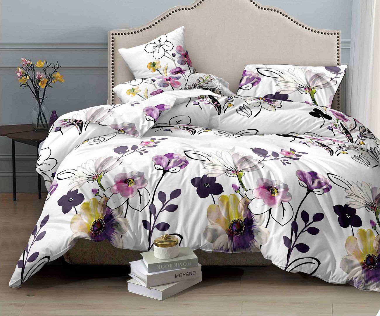 Duvet Covers: Bloom Super King Size Duvet Quilt Cover Set