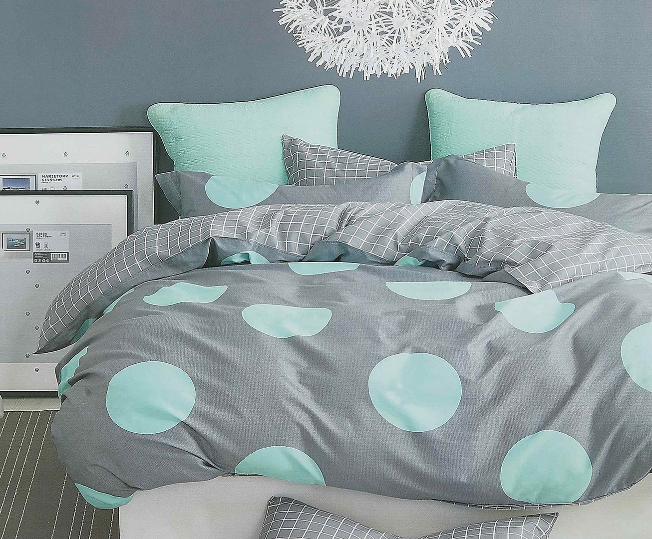 Duvet Covers: Circles Super King Size Duvet Quilt Duvet Cover Set