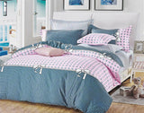 Duvet Covers: Pink Dots Super King Size Bed Quilt/Duvet Duvet Cover Set