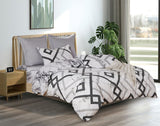 Duvet Covers: Ashwin Super King Size Quilt/Duvet Cover Set