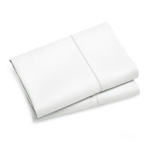 Pillows: 1000TC Premium Ultra Soft Queen size Pillowcases 2-Pack - White