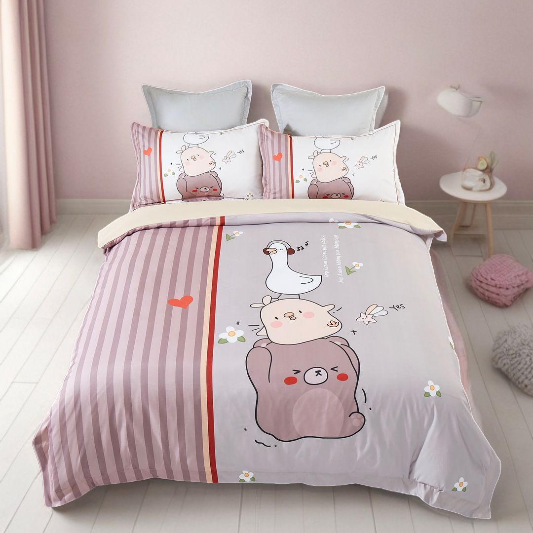 Duvet Covers: Duck Kids Quilt Cover Set - Double Size