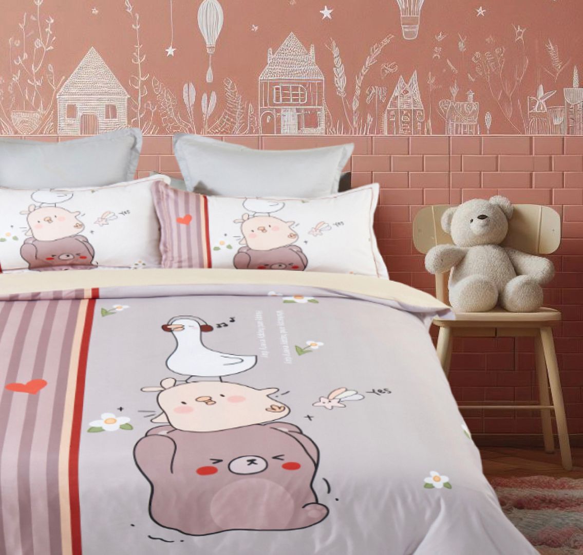 Duvet Covers: Duck Kids Quilt Cover Set - Double Size