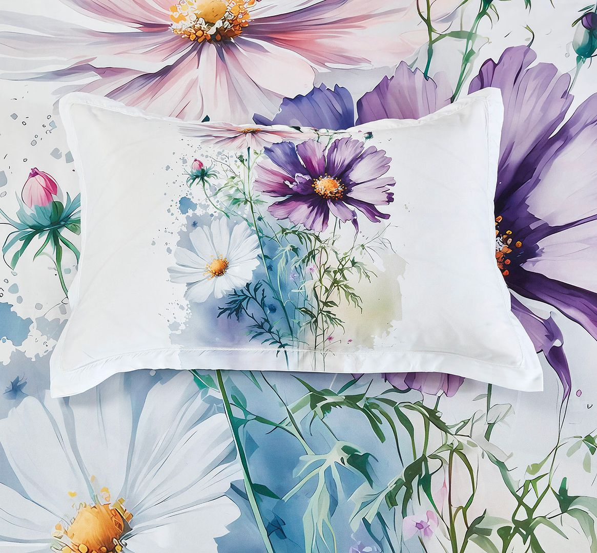 Duvet Covers: Marrea Floral Quilt Cover Set - King Size