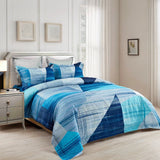 Duvet Covers: Mondrian Quilt Cover Set - King Size